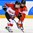 GANGNEUNG, SOUTH KOREA - FEBRUARY 20: Japan's Haruna Yoneyama #10 gets a pass off with Switzerland's Alina Muller #25 chasing during classification round action at the PyeongChang 2018 Olympic Winter Games. (Photo by Matt Zambonin/HHOF-IIHF Images)

